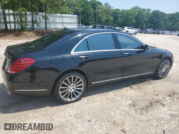 2015 Mercedes-Benz S 550 with VIN WDDUG8FB6FA092891, listed as a Copart auction lot 56431905 with 164,664 mi miles and Salvage title. Bid and sale history available at DreamBid. Image 3.