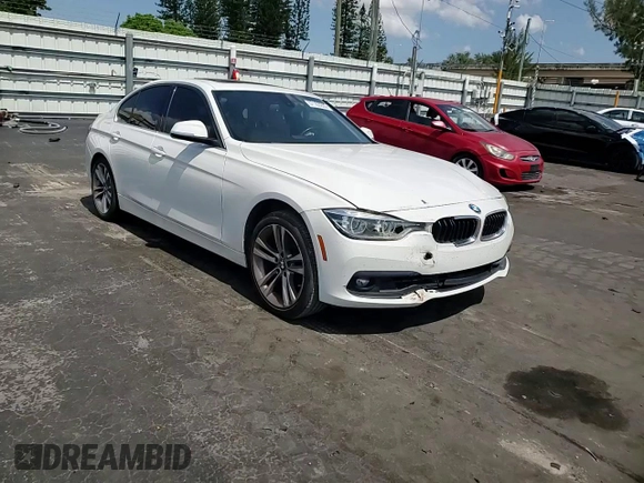 2018 BMW 3 Series 330i with VIN WBA8B9C58JEE80964, listed as a Copart auction lot 57103285 with 188,488 mi miles and Salvage title. Bid and sale history available at DreamBid. Image 13.