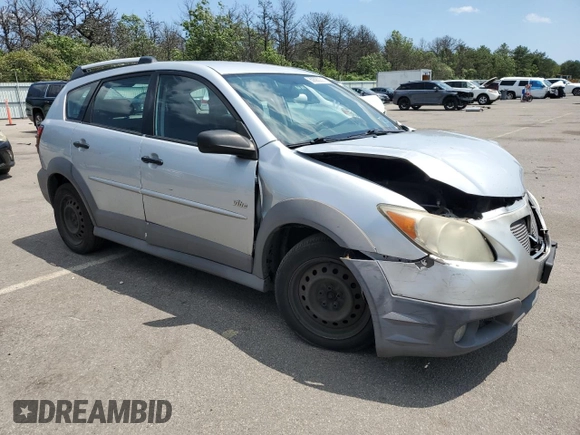 2005 Pontiac Vibe with VIN 5Y2SL63835Z467789, listed as a Copart auction lot 60890035 with 220,518 mi miles and Salvage title. Bid and sale history available at DreamBid. Image 4.