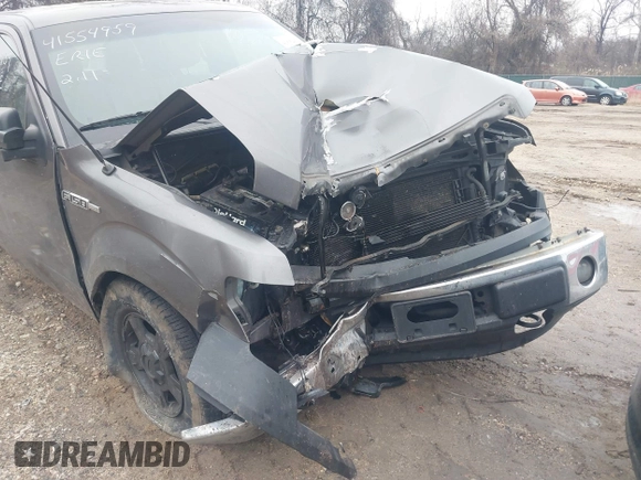 2013 Ford F-150 XL with VIN 1FTFW1EF4DKE14775, listed as a IAAI auction lot 41554959 with 152,874 mi miles. Bid and sale history available at carsss.com. Image 6.