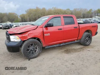 2016 Ram 1500 Tradesman z VIN 1C6RR7KM4GS268464, wystawiony jako Copart lot #50944845 z przebiegiem 141 453 mil mil oraz Czysty tytuł • Clean title. Historia ofert i sprzedaży dostępna na DreamBid. Obrazek 1.