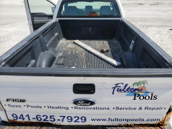 2014 Ford F-150 XL with VIN 1FTNF1CF7EKD18686, listed as a Copart auction lot 48389175 with 133,018 mi miles and Salvage Title. Bid and sale history available at carsss.com. Image 10.