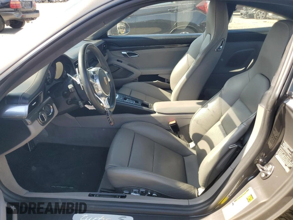 2014 Porsche 911 Turbo with VIN WP0AD2A92ES167652, listed as a Copart auction lot 75422514 with 35,360 mi miles and Salvage Title. Bid and sale history available at carsss.com. Image 7.