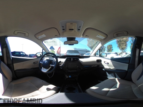 2017 Toyota Prius Two with VIN JTDKBRFU6H3560617, listed as a IAAI auction lot 41935727 with 63,892 mi miles and . Bid and sale history available at carsss.com. Image 18.