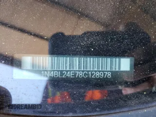 2008 Nissan Altima 3.5 SE with VIN 1N4BL24E78C128978, listed as a Copart auction lot 46126025 with 122,954 mi miles and Non Repairable. Bid and sale history available at carsss.com. Image 12.