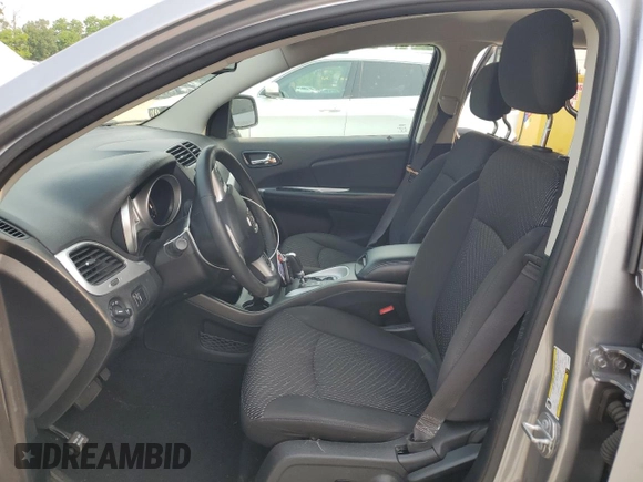 2017 Dodge Journey SXT with VIN 3C4PDCBG5HT599636, listed as a Copart auction lot 60121895 with 54,659 mi miles and Salvage title. Bid and sale history available at DreamBid. Image 7.