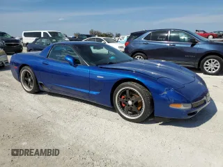 2003 Chevrolet Corvette Z06 with VIN 1G1YY12S835108625, listed as a Copart auction lot 78138834 with 0 mi miles and Salvage Title. Bid and sale history available at carsss.com. Image 4.