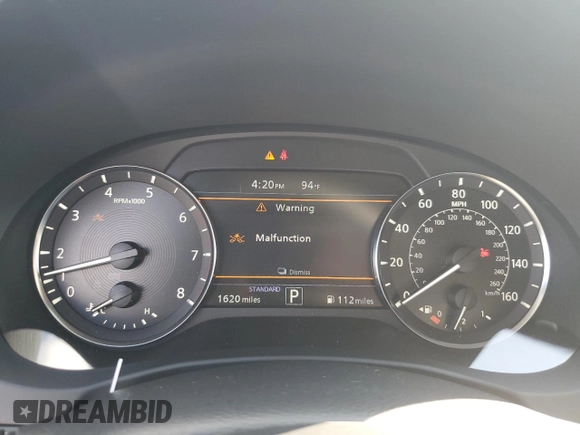 2024 Infiniti QX55 Luxe with VIN 3PCAJ5JRXRF113710, listed as a Copart auction lot 72124334 with 1,620 mi miles and Salvage Title. Bid and sale history available at DreamBid. Image 9.
