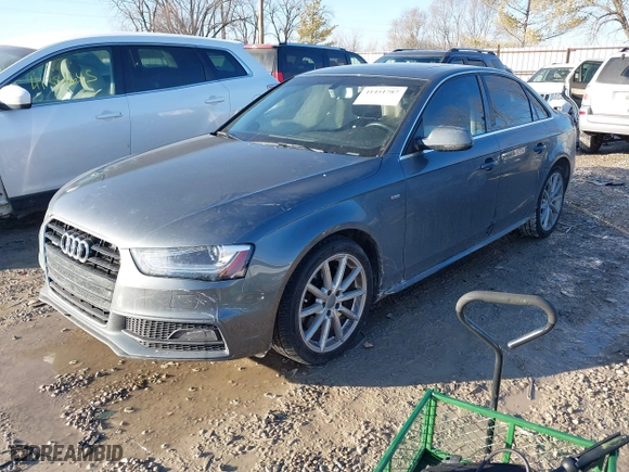 2016 Audi A4 Premium with VIN WAUBFAFL6GN016115, listed as a IAAI auction lot 41451787 with 93,785 mi miles. Bid and sale history available at carsss.com. Image 18.