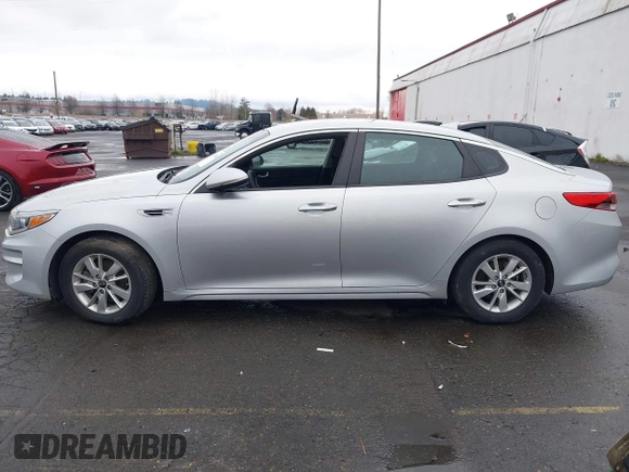 2017 Kia Optima LX with VIN KNAGT4L3XH5162197, listed as a IAAI auction lot 41754002 with 77,141 mi miles. Bid and sale history available at carsss.com. Image 13.