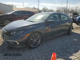 2019 Honda Civic EX-L z VIN 19XFC1F76KE017195, wystawiony jako Copart lot #47625095 z przebiegiem 65 057 mil mil oraz Szkoda całkowita • Salvage title. Historia ofert i sprzedaży dostępna na DreamBid. Obrazek 1.