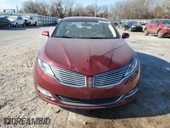 2014 Lincoln MKZ with VIN 3LN6L2GK4ER827992, listed as a Copart auction lot 83535384 with 132,067 mi miles and Salvage Title. Bid and sale history available at DreamBid. Image 5.