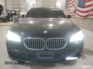 2013 BMW 7 Series 740Li xDrive with VIN WBAYF4C50DD127620, listed as a Copart auction lot 75655904 with 138,033 mi miles and Salvage title. Bid and sale history available at DreamBid. Image 5.
