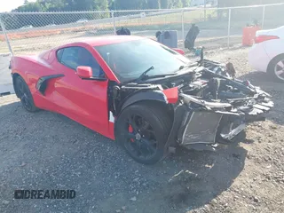 2020 Chevrolet Corvette 3LT z VIN 1G1Y82D41L5107109, wystawiony jako IAAI lot #42170164 z przebiegiem 46 245 mil mil oraz . Historia ofert i sprzedaży dostępna na DreamBid. Obrazek 1.