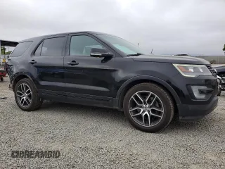 2016 Ford Explorer Sport with VIN 1FM5K8GT4GGB72866, listed as a Copart auction lot 59406495 with 111,306 mi miles and Salvage title. Bid and sale history available at DreamBid. Image 4.