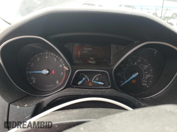 2018 Ford Focus SE with VIN 1FADP3FE6JL228558, listed as a Copart auction lot 51046035 with 71,016 mi miles and Salvage Title. Bid and sale history available at carsss.com. Image 9.