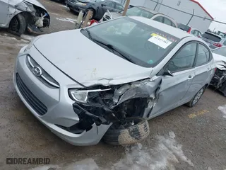2016 Hyundai Accent SE with VIN KMHCT4AE1GU053634, listed as a IAAI auction lot 41427381 with 130,963 mi miles. Bid and sale history available at carsss.com. Image 2.