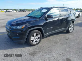 2022 Jeep Compass Latitude with VIN 3C4NJCBB6NT229344, listed as a IAAI auction lot 41686958 with 40,696 mi miles and . Bid and sale history available at carsss.com. Image 18.