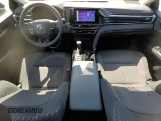 2025 Toyota Camry LE with VIN 4T1DAACKXSU020216, listed as a Copart auction lot 52600715 with 20,647 mi miles and Clean Title. Bid and sale history available at carsss.com. Image 8.