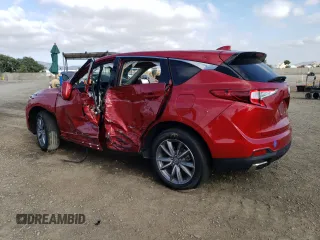 2023 Acura RDX w/Technology Package with VIN 5J8TC2H53PL010869, listed as a Copart auction lot 72406874 with 20,316 mi miles and Salvage Title. Bid and sale history available at carsss.com. Image 2.