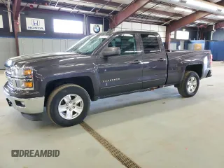 2015 Chevrolet Silverado 1500 LT with VIN 1GCVKREC1FZ395785, listed as a Copart auction lot 55074705 with 158,944 mi miles and Clean Title. Bid and sale history available at carsss.com. Image 1.