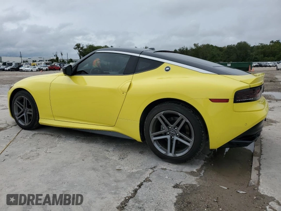 2023 Nissan Z Sport с VIN JN1BZ4AH0PM310987, выставлен на аукционе Copart как лот 74926264 с пробегом 10 474 миль миль и Списание • Salvage title. История ставок и продаж доступна на DreamBid. Изображение 2.