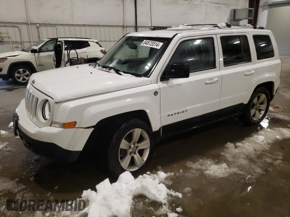 2011 Jeep Patriot Latitude X with VIN 1J4NF4GB2BD263910, listed as a Copart auction lot 84872014 with 162,067 mi miles and Salvage Title. Bid and sale history available at DreamBid. Image 1.