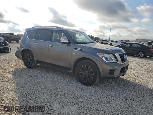 2019 Nissan Armada Platinum with VIN JN8AY2NE1K9759322, listed as a Copart auction lot 71734094 with 59,315 mi miles and Salvage Title. Bid and sale history available at carsss.com. Image 4.