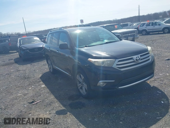 2012 Toyota Highlander Limited with VIN 5TDDK3EH7CS171888, listed as a IAAI auction lot 41845049 with 310,100 mi miles. Bid and sale history available at carsss.com. Image 1.