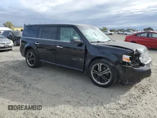 2009 Ford Flex SEL with VIN 2FMEK62CX9BB08885, listed as a Copart auction lot 48808745 with 174,960 mi miles and Salvage Title. Bid and sale history available at carsss.com. Image 4.