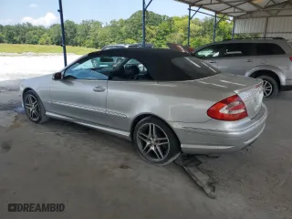 2005 Mercedes-Benz CLK-Class 5.0L with VIN WDBTK75J15F134472, listed as a Copart auction lot 68851484 with 121,031 mi miles and Clean Title. Bid and sale history available at carsss.com. Image 2.