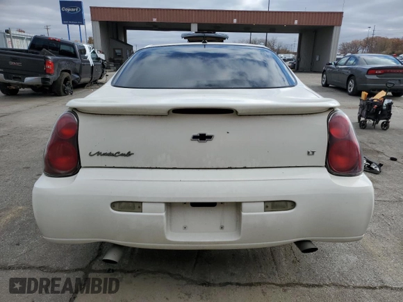 2005 Chevrolet Monte Carlo LT with VIN 2G1WX12K759243191, listed as a Copart auction lot 79144884 with 137,759 mi miles and Clean Title. Bid and sale history available at carsss.com. Image 6.