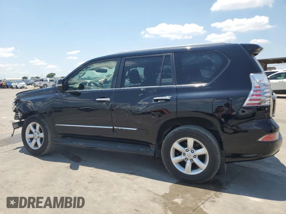 2018 Lexus GX with VIN JTJBM7FX8J5187015, listed as a Copart auction lot 62841914 with 102,655 mi miles and Salvage Title. Bid and sale history available at carsss.com. Image 2.
