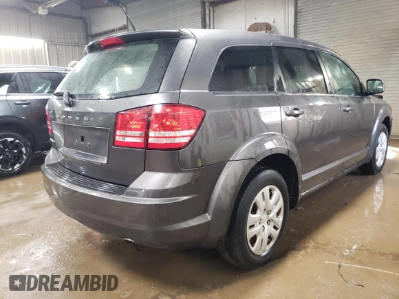 2014 Dodge Journey American Value Pkg with VIN 3C4PDCABXET183518, listed as a Copart auction lot 46734295 with 86,053 mi miles and Salvage Title. Bid and sale history available at carsss.com. Image 3.