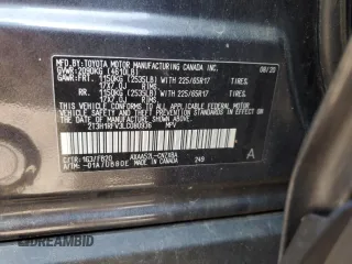 2020 Toyota RAV4 LE with VIN 2T3H1RFV3LC080936, listed as a Copart auction lot 51314725 with 107,192 mi miles and Salvage Title. Bid and sale history available at DreamBid. Image 14.