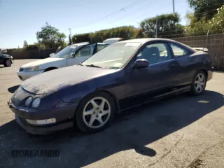 2000 Acura Integra GS-R with VIN JH4DC2391YS003292, listed as a Copart auction lot 74848204 with 79,900 mi miles and Salvage Title. Bid and sale history available at carsss.com. Image 1.
