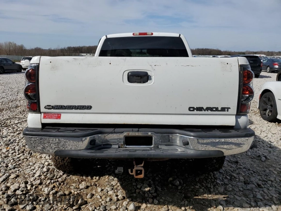 2005 Chevrolet Silverado 1500 with VIN 1GCEK19V45E270119, listed as a Copart auction lot 49972004 with 0 mi miles and Salvage Title. Bid and sale history available at carsss.com. Image 6.