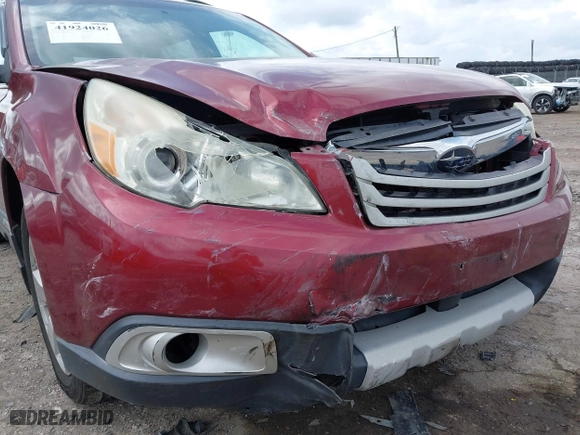 2011 Subaru Outback 3.6R Limited Pwr Moon with VIN 4S4BREKC6B2387854, listed as a IAAI auction lot 41924026 with 160,496 mi miles. Bid and sale history available at carsss.com. Image 6.