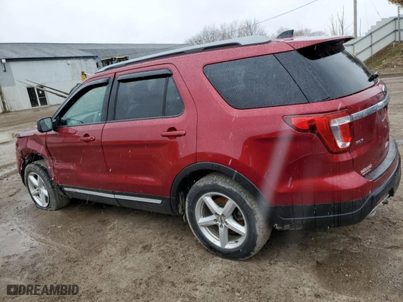 2018 Ford Explorer XLT with VIN 1FM5K7D85JGA24808, listed as a Copart auction lot 51984285 with 58,029 mi miles and Clean Title. Bid and sale history available at carsss.com. Image 2.