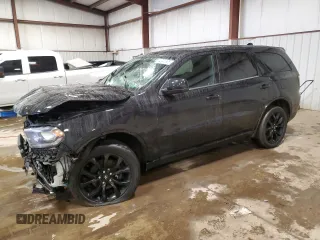 2020 Dodge Durango SXT Plus with VIN 1C4RDJAG8LC411534, listed as a Copart auction lot 44941505 with 56,203 mi miles and Salvage Title. Bid and sale history available at carsss.com. Image 1.