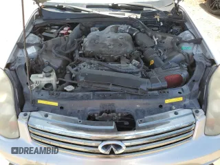 2003 Infiniti G35 w/Leather with VIN JNKCV51E03M001439, listed as a Copart auction lot 59347455 with 123,084 mi miles and Salvage title. Bid and sale history available at DreamBid. Image 11.