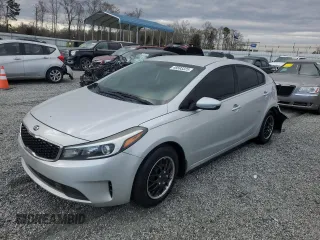 2017 Kia Forte LX with VIN 3KPFK4A79HE045304, listed as a Copart auction lot 48593325 with 86,087 mi miles and Salvage Title. Bid and sale history available at carsss.com. Image 1.