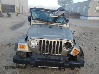 2005 Jeep Wrangler SE with VIN 1J4FA29105P344743, listed as a Copart auction lot 75524944 with 108,824 mi miles and Salvage Title. Bid and sale history available at carsss.com. Image 5.