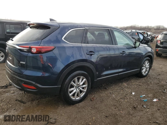 2017 Mazda CX-9 Sport with VIN JM3TCABY9H0142833, listed as a Copart auction lot 46862965 with 63,537 mi miles and Salvage Title. Bid and sale history available at DreamBid. Image 3.