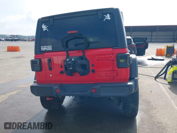 2018 Jeep Wrangler Unlimited Rubicon с VIN 1C4HJXFG6JW177115, выставлен на аукционе IAAI как лот 42357142 с пробегом 66 257 миль миль и . История ставок и продаж доступна на DreamBid. Изображение 16.