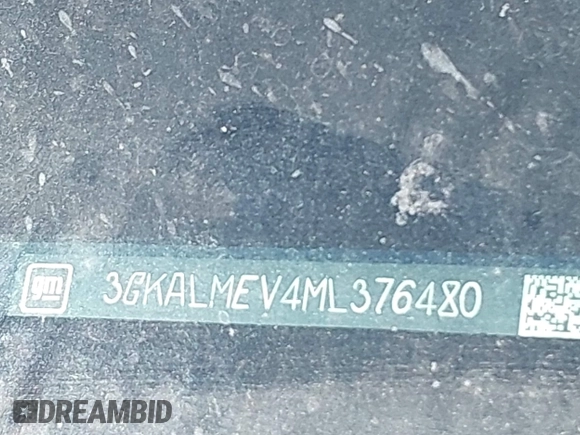 2021 GMC Terrain SLE z VIN 3GKALMEV4ML376480, wystawiony jako IAAI lot #42219837 z przebiegiem 61 595 mil mil oraz . Historia ofert i sprzedaży dostępna na DreamBid. Obrazek 18.