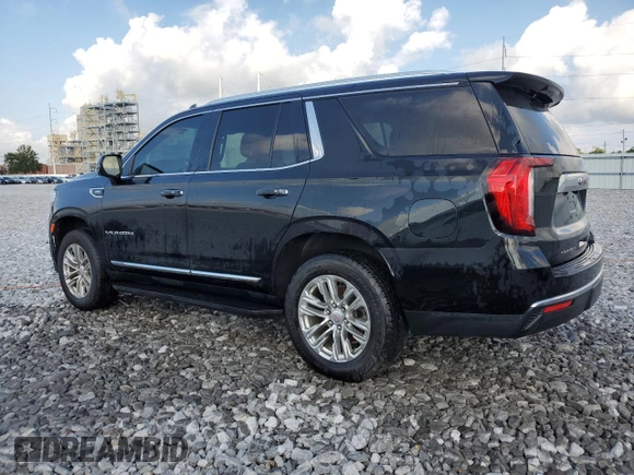 2021 GMC Yukon SLT with VIN 1GKS1BKDXMR114871, listed as a Copart auction lot 71885854 with 0 mi miles and Non Repairable. Bid and sale history available at carsss.com. Image 2.