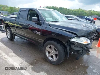 2018 Ram 1500 Tradesman with VIN 1C6RR6FG9JS195131, listed as a IAAI auction lot 42112722 with 76,030 mi miles and . Bid and sale history available at DreamBid. Image 1.