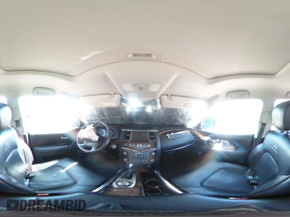 2012 Infiniti QX56 7-passenger with VIN JN8AZ2NEXC9023641, listed as a Copart auction lot 71316494 with 107,827 mi miles and Salvage Title. Bid and sale history available at carsss.com. Image 14.