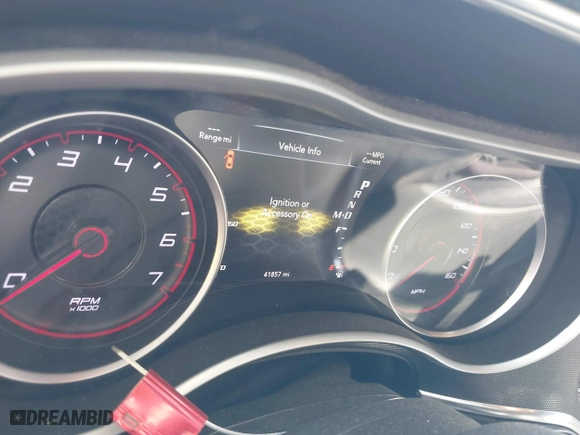 2018 Dodge Charger R/T with VIN 2C3CDXCT7JH114594, listed as a IAAI auction lot 40726186 with 41,857 mi miles. Bid and sale history available at carsss.com. Image 7.